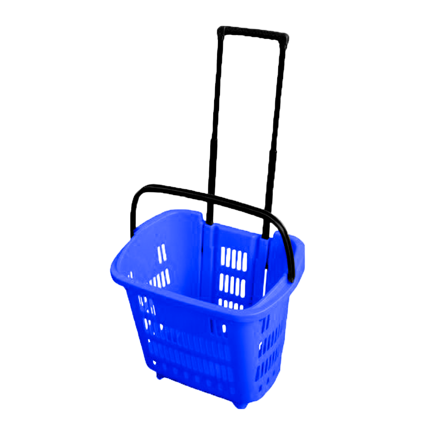 34л Корзины-тележки ПЛАСТИКОВЫЕ