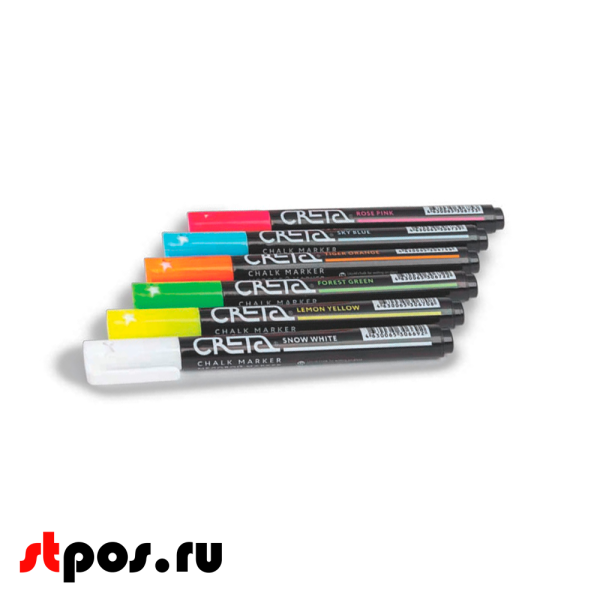 00_Набор цветных меловых маркеров CRETA COLOUR MIX 1