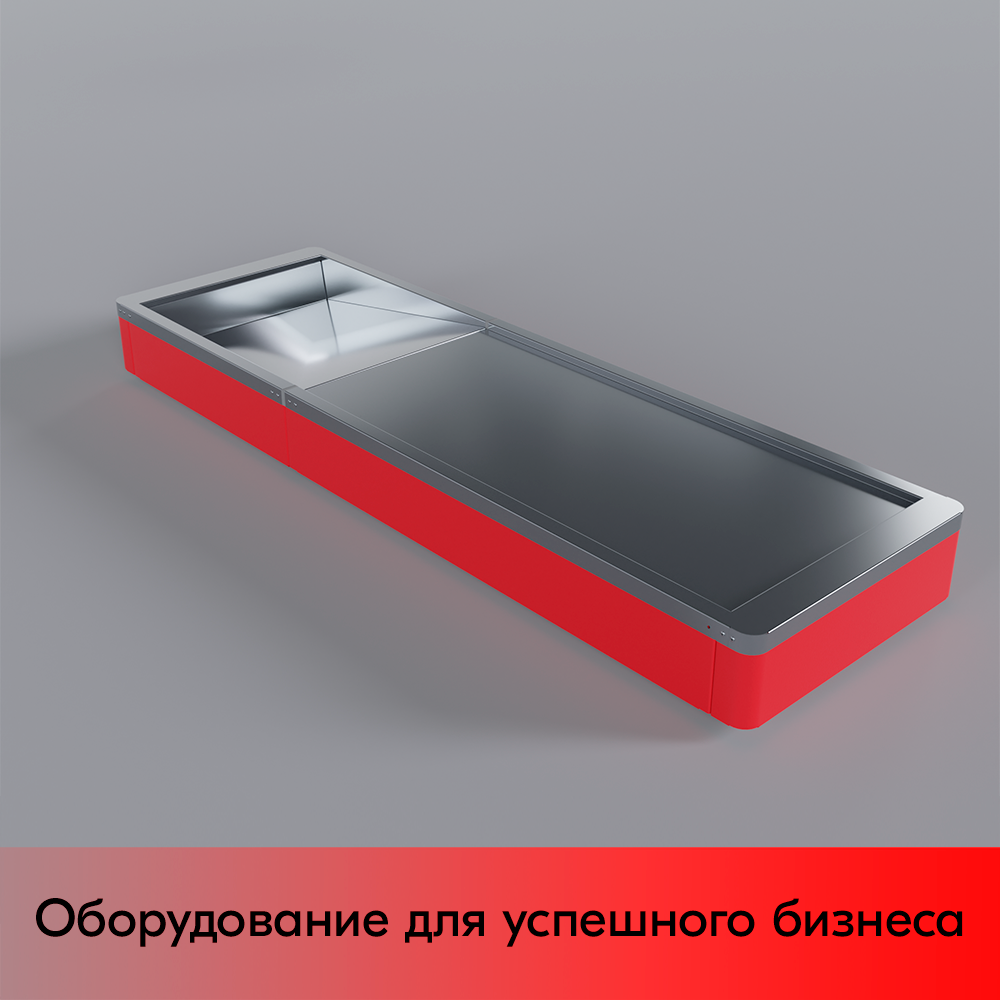 01_Рабочая поверхность для КБ ММ ECO PLUS L, узкий нак., длина 1900мм, МЕТАЛЛ, RAL3020, Красный 01_Рабочая поверхность для КБ ММ ECO PLUS L, узкий нак., длина 1900мм, МЕТАЛЛ, RAL3020, Красный