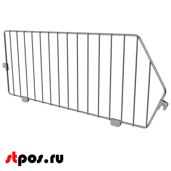 00_Разделитель для корзины сетчатой 500х200 мм ХРОМ