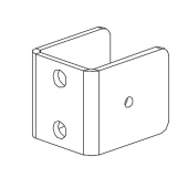 Закладная ригеля J 30х30 мм (Оцинкованная) (25 серия)