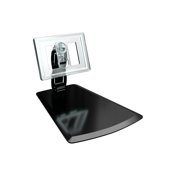 sk_Рамка ТЕХНО А8 прозрачная, черный держатель TECHNO DELI-UNBO-SET40