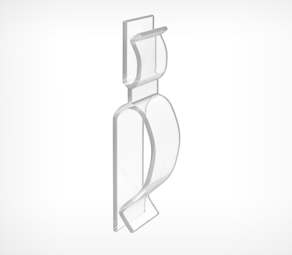 01_Держатель карточки MINICLIP, Прозрачный