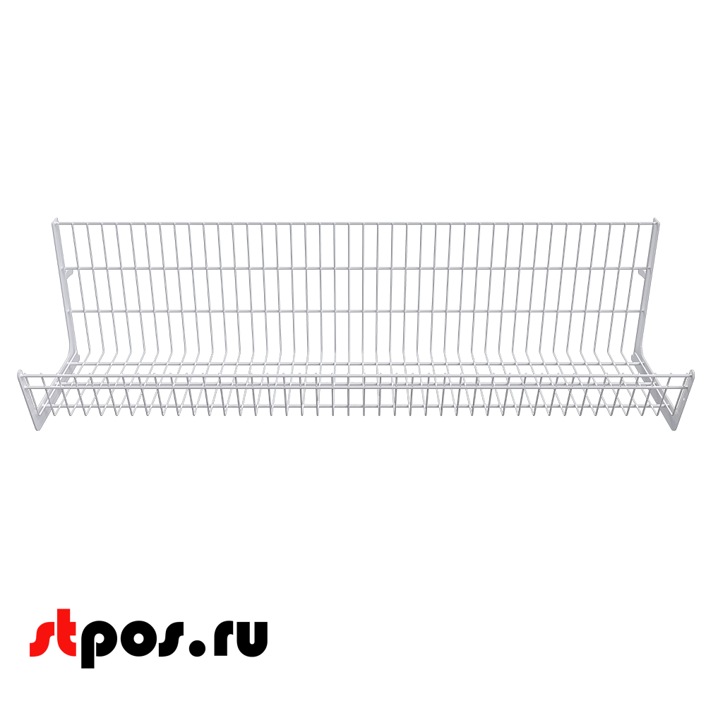 02_Основание корзины сетч.навесной 300х1250х300мм (унив.для 25 50серии), Глянец, RAL9016 Белый