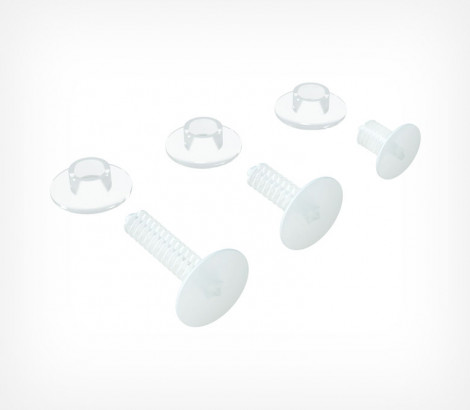 03_Универсальная заклепка QUICK-SNAP с плоским замком, Белый