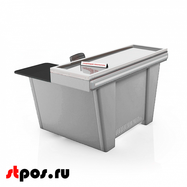 00_Кассовый бокс Stream-M-150 Light с тумбой кассира,б/вырезов,шлиф.нерж.,Шагрень,RAL7004 Серый,спеццв 00_Кассовый бокс Stream-M-150 Light с тумбой кассира,б/вырезов,шлиф.нерж.,Шагрень,RAL7004 Серый,спеццв