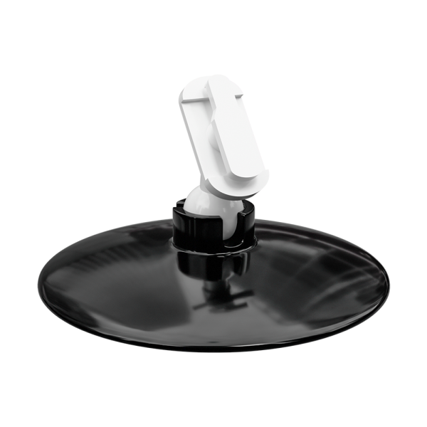 sk_Держатель рамки TECHNO ROUND BASE-VL 50мм, ножка   0мм, Черный