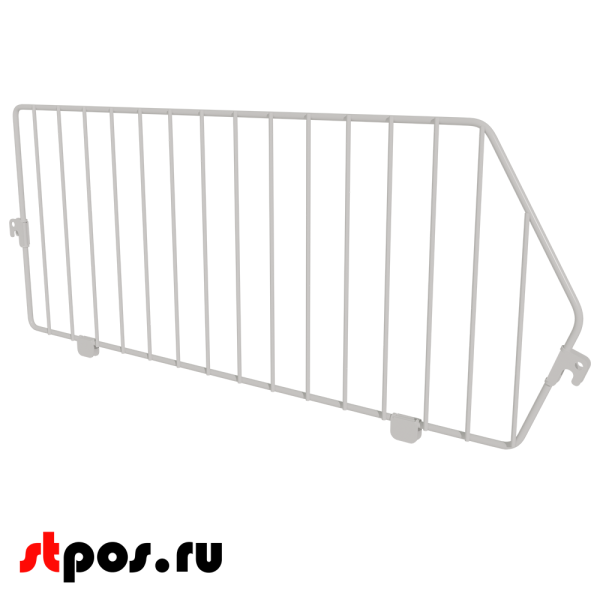00_Разделитель для корзины сетчатой 500х200 мм БЕЛЫЙ