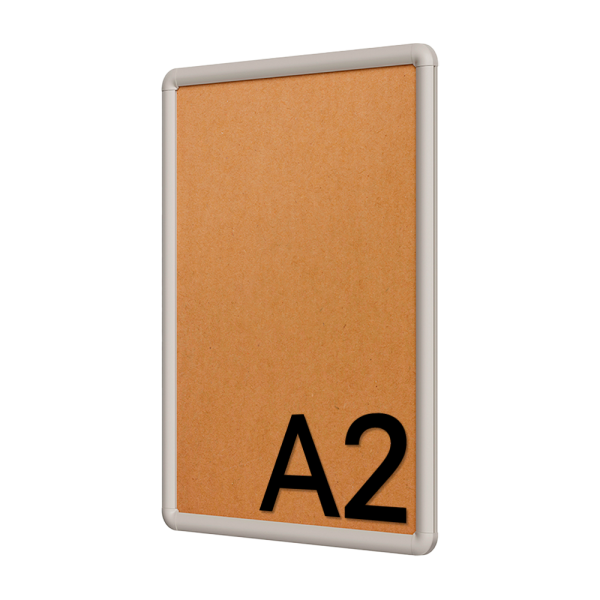 sk_Пластиковая клик-рамка PCF-25, закругленные углы, профиль 25мм, формат А2 (460х632мм), Серый