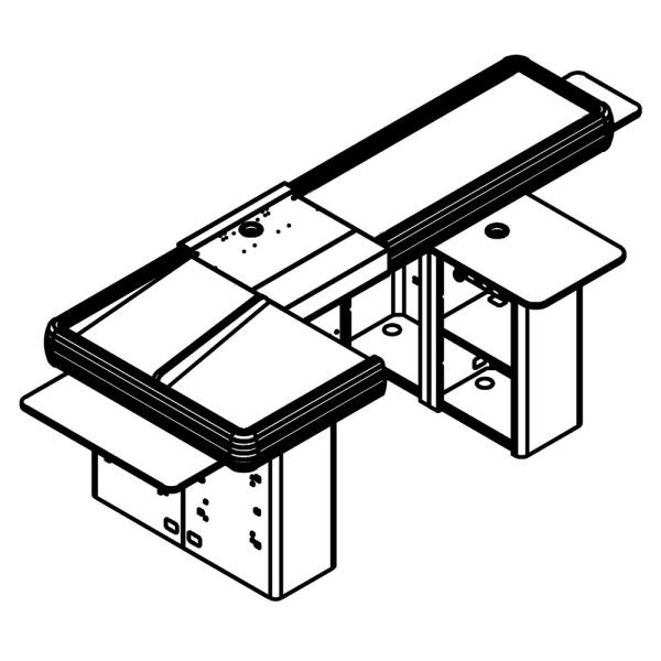 sk_КБ ГИПЕРМАРКЕТ LIGHT-XL2500 БЕЗ тр-ра,широкий накоп,вырез ДЯ FT,МК 3Т,Шагрень,RAL3020,Красный,правый