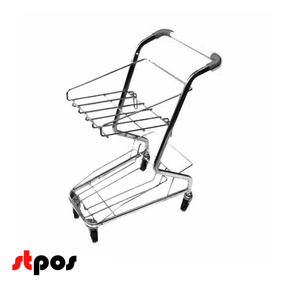 00_Тележка-подставка для двух корзин TBF5-GR, Серый