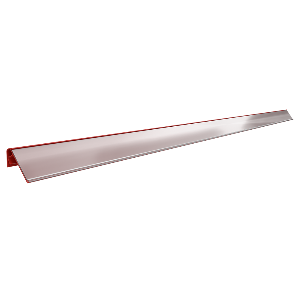 sk_Ценникодержатель для крепления на корзины из металлических прутьев KE39, 1250 мм, Красный