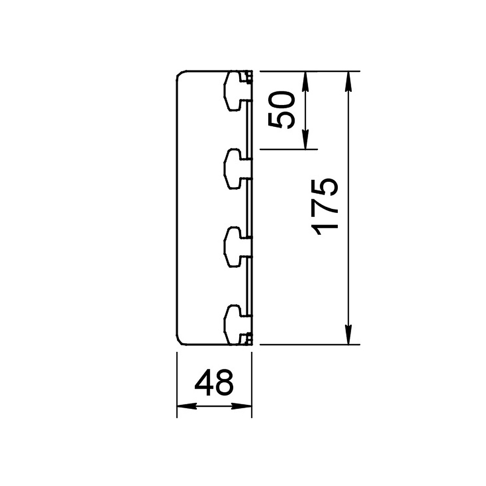 sk_3_Балка верхняя Z-105х40 мм, 2220 мм, Глянец, RAL9016 Белый