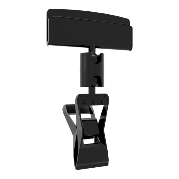 sk_Универсальный ценникодержатель на прищепке малый FXS,   0мм, Черный