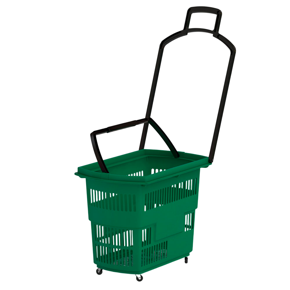30л Корзины-тележки ПЛАСТИКОВЫЕ