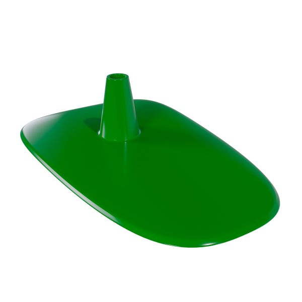 sk_Подставка пластиковая универсальная c закругленными углами BASE-PL, Зеленый