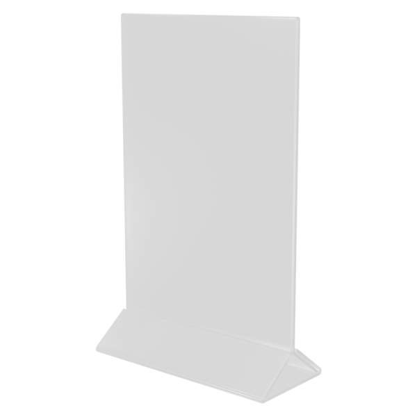 stpos_Держатель настольный А5, вертикальный, двусторонний, оргстекло 1,5мм