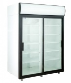 Шкаф холодильный 1000л DM110Sd-S версия 2.0 (+1...+10), раздвижные двери