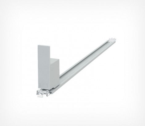 01_Пружинный толкатель 15х68мм (3 ньютона) без ограничителя 485мм, серый