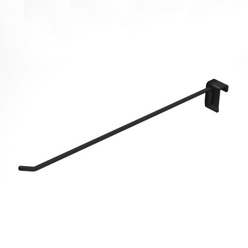 stpos_ Крючок на прямоуг. трубу 30х15, d-8, L-300мм   GLPR 63   Муар, черный