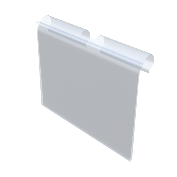 sk_Ценникодержатель на крючок откидной LH 39 длина 50мм, прозрачный