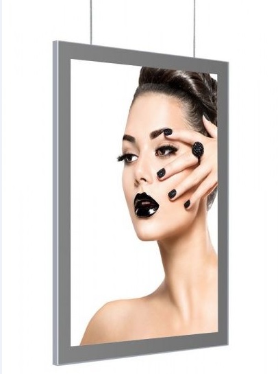 05_Световая двусторонняя панель, подвесная MAGNETIC MOBILE с креплением и тросом