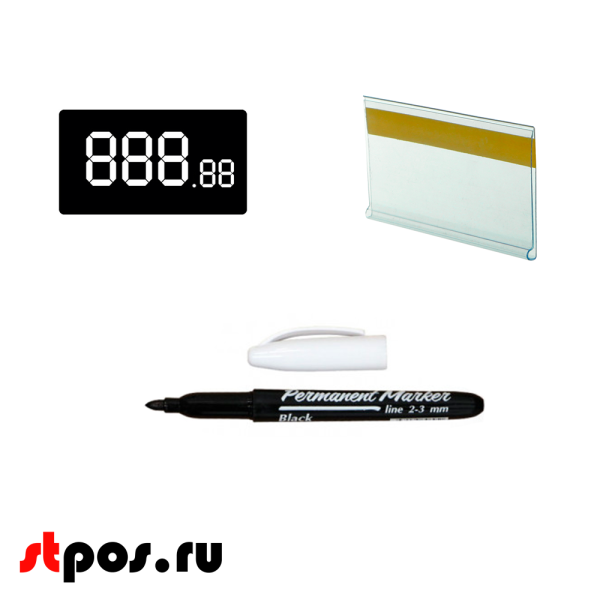 00_Набор ценников с маркером EASY PRICER 