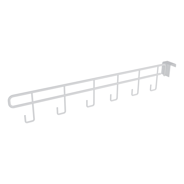 sk_Держатель для сумок и теннисных ракеток цинк-хром для штанги 40х20мм