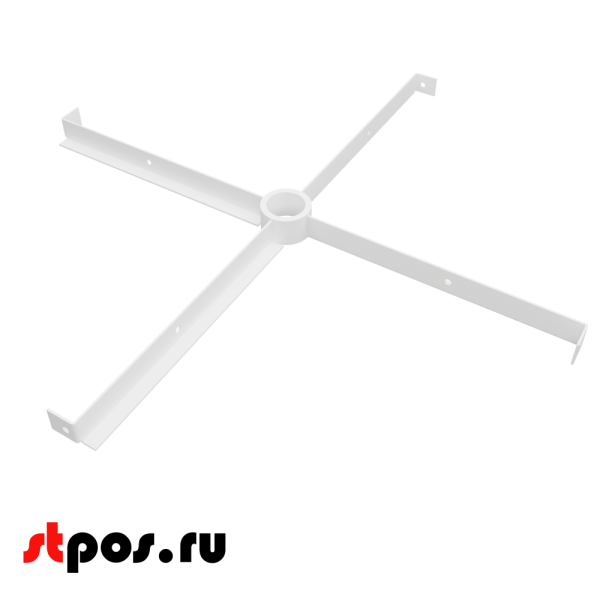 00_Крестовина нижняя для открыток, RAL9016, Белый