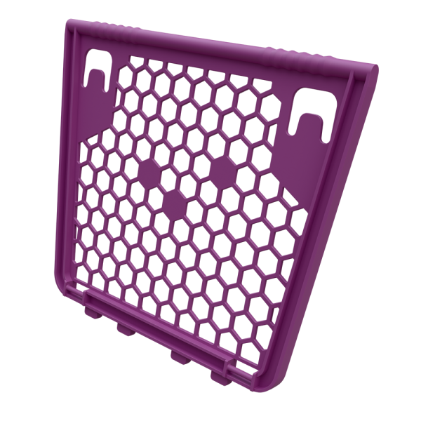 sk_Откидная стенка для покупательских тележек SURF S, RAL4006 Фуксия