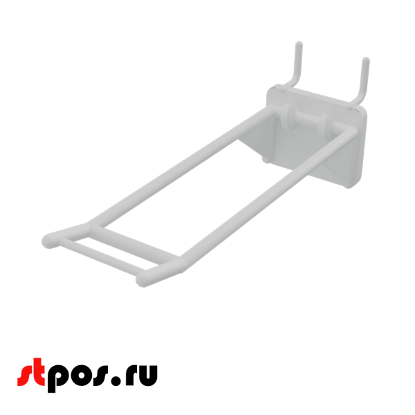 00_Крючки для крепления в перфорацию 4-6 мм HOOK-MP5 (двойной), 150 мм, Белый