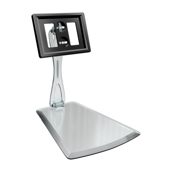 sk_Рамка ТЕХНО А8 черная, прозрачный держатель TECHNO DELI-UNBO-SET90