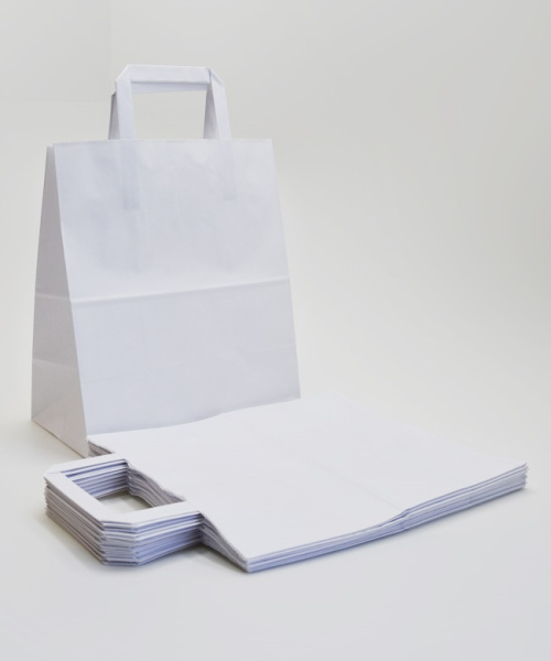 01_Крафт пакет 240х280x140 мм, Белый, Набор 10 шт.