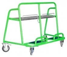 1_Тележка для длинномеров HDT20 до 400кг, крашеная, Зеленый