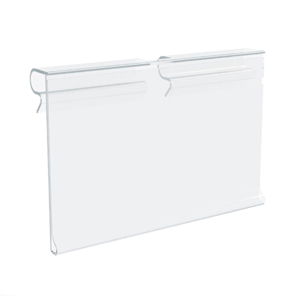 sk_Ценникодержатель на крючок откидной RH 39 длина 65мм, прозрачный