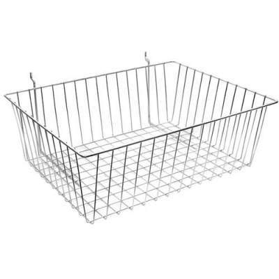 Корзина для экономпанелей 520х395х200 мм Цинк-Хром

На изображении представлена корзина для эконом панелей на белом фоне