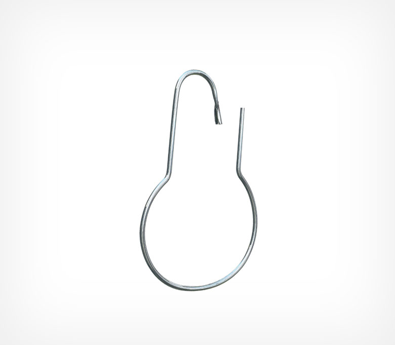 02_Карабин из оцинкованного металла для крепления на трубу CLASP