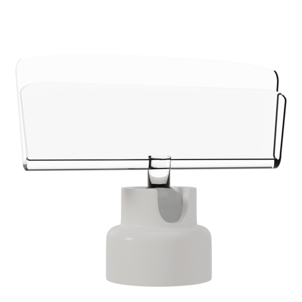 sk_Ценникодержатель на магнитном держателе MAG-CLIP, ножка   0 мм, Прозрачный