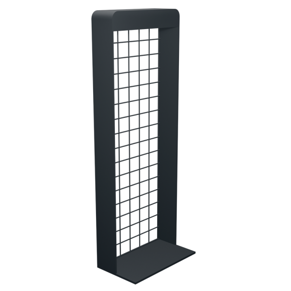 stpos_Прикассовая стойка основание(без полок) 950х350х200 мм, яч 50х50 мм, RAL7016 Серый