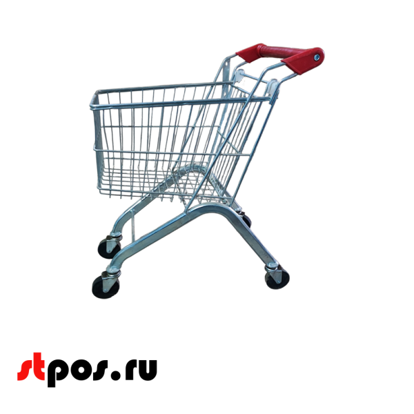 00_Тележка покупательская 25л детская, Красный