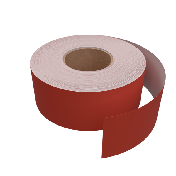 stpos_Вставка-шелфтокер в ценникодержатель 40мм PRINT-INSERT39, длина 50метров, цвет красно-коралловый