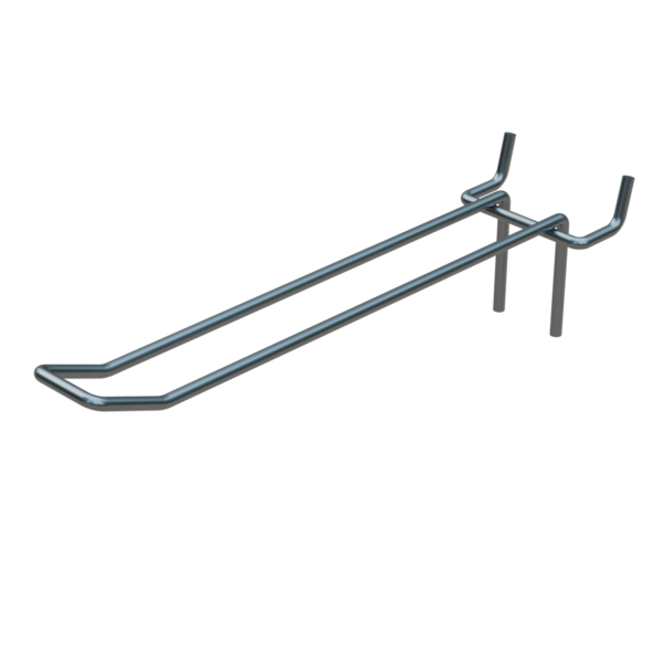 sk_Крючок для перфорации двойной, 200мм, d4мм, Шаг 50мм, Цинк