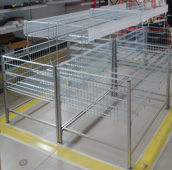 sk_Стойка для распродаж металлическая 1200х800х800 мм с надставкой