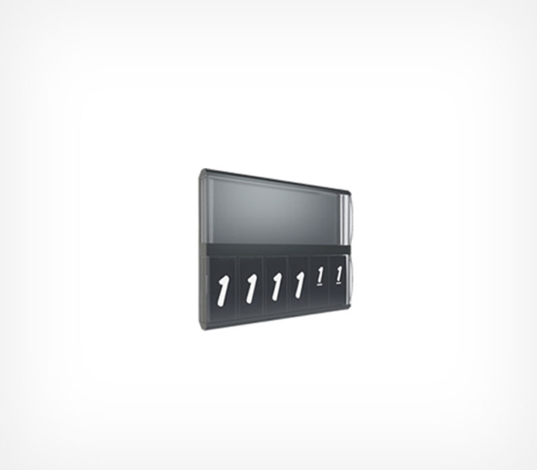 1_Кассета цен формата A8 с блокнотом BRUSH корпус ЧЕРНЫЙ, блокнот ЧЕРНЫЙ