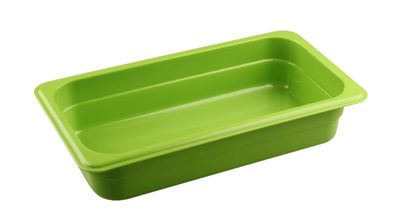01_Гастроёмкость из полипропилена 325х176х65мм (GN1/3 h65) зеленый 