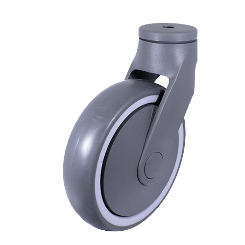 03_Тележка покупательская пластиковая 80л (UP80), 495х630x105мм, серая