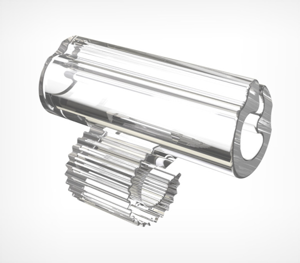 01_Держатель ценника с изменением угла наклона DELI-SH, Прозрачный