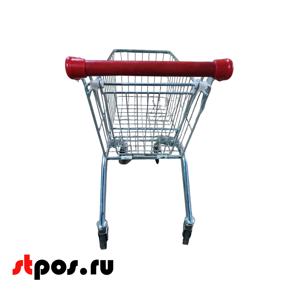 01_Тележка покупательская 25л детская, Красный