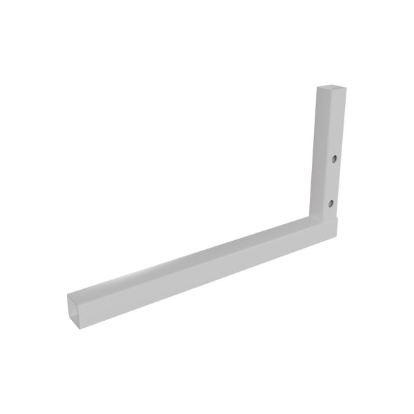 sk_База торцевая 30х180х380 мм стеллажа прикассового островного, Глянец, RAL9016 Белый