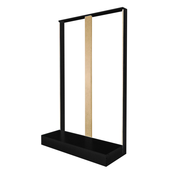 sk_ Каркас экономстенда ЭС-1, 2 эл. 1200х2400мм, Черный